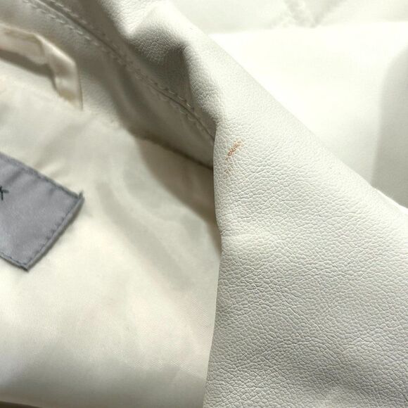 NWT Marc New York White Faux Leather Jacket Size XL - Picture 8 of 13